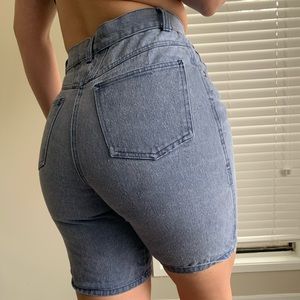 Vintage super high waisted jean shorts